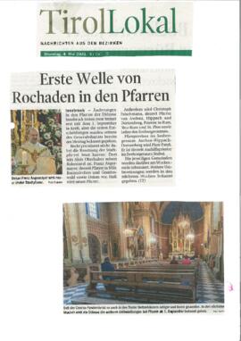 Versetzung Pfarrer Christoph Frischmann