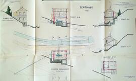 GA Flirsch, Sig. 55 - Projektplan für E-Werk Gondebach, Gesamtplan