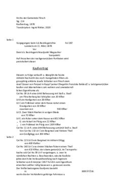 GA Flirsch, Sig. 114 - Transkription
