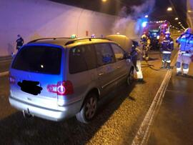 Einsatz Fahrzeugbrand auf der S 16