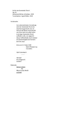 GA Flirsch, Sig. 96 - Transkription
