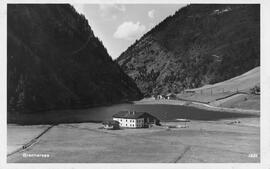 Brennersee mit dem Gasthaus Seehof