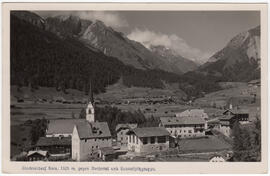 Glocknerdorf Kals, 1323m, gegen Dorfertal und Granatspitzgruppe