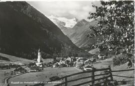 Neustift mit Blick auf Gletscher
