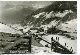 Blick auf Neustift mit Eingang zum Oberbergtal