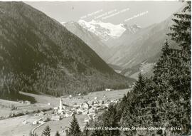 Neustift mit Gletscherblick