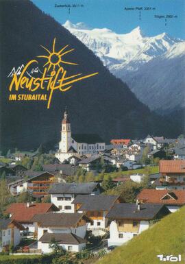 Neustift mit Blick auf Gletscher