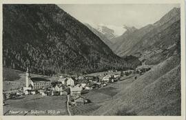 Neustift mit Blick auf den Gletscher