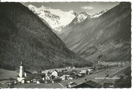 Neustift mit Blick auf den Gletscher