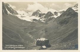 Westfahlenhaus (2290m) mit Längentaler Gletscher