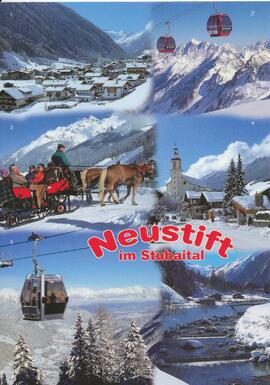 Ansichtskarte Neustift Winter