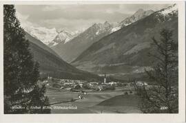 Mieders mit Blick zum Gletscher