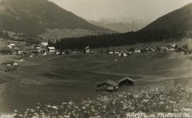 Blick auf Kampl zur Nordkette