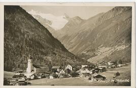 Neustift mit Blick auf Gletscher