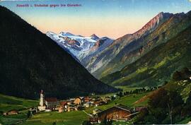 Neustift mit Blick zum Gletscher