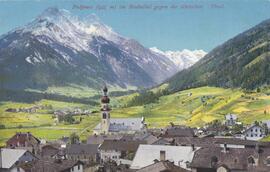 Fulpmes mit Blick zum Elfer und Gletscher