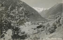 Neustift Blick zum Gletscher