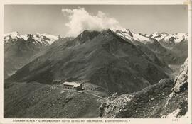 Starkenburger Hütte (2229m) mit Oberbergtal &amp; Unterbergtal
