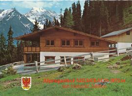 Alpengasthof Milderaun (1675m) mit Habicht (3280m)