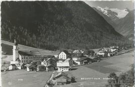 Neustift mit Blick auf Gletscher