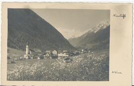 Neustift mit Blick auf Gletscher