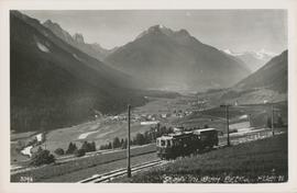 Stubaitalbahn mit Blick auf Fulpmes