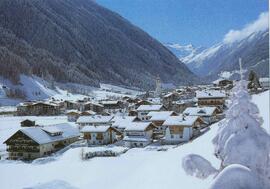 Neustift mit Blick auf den Gletscher