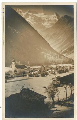 Blick auf Neustift mit Hoalerhof und Singerhof
