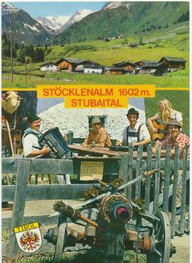 Grußkarte Stöcklenalm (1602m)