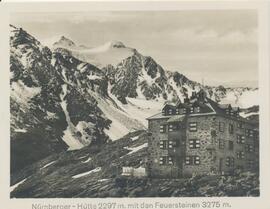 Nürnberger Hütter (2297m) mit den Feuersteinen (3275m)