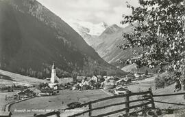 Neustift Blick vom Rain zum Gletscher