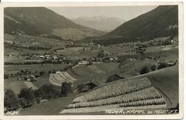 Blick talauswärts über Neder und Kampl zur Nordkette