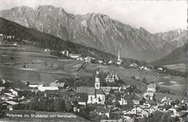 Fulpmes mit Blick nach Telfes und zur Nordkette