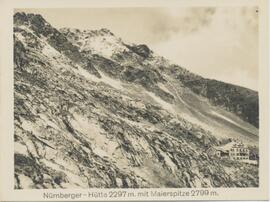 Nürnberger Hütte (2297m) mit Mairspitze (2781m)