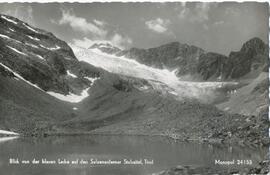 Blick von der Blauen Lacke auf den Sulzenauferner