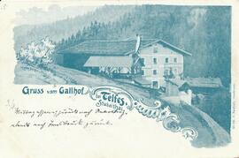 Grußkarte vom Gallhof bei Telfes