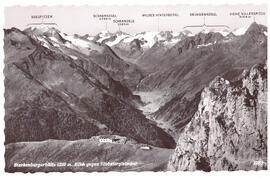 Starkenburger  Hütte mit Bergpanorama