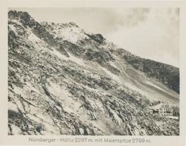 Nürnberger Hütte (2297m) mit Mairspitze (2781m)