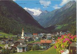 Neustift mit Blick zum Gletscher