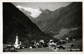 Neustift mit Blick zum Gletscher