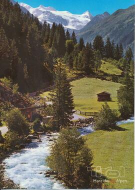 Straße Richtung Gletscher mit Ruetz