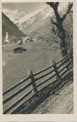 Neustift mit Blick auf Gletscher