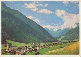 Neustift Blick zum Gletscher