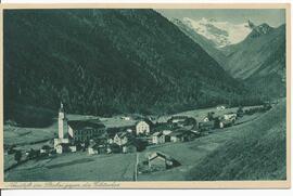 Neustift mit Blick auf den Gletscher