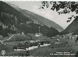 Krößbach mit Blick auf Hohen Burgstall (2613m)