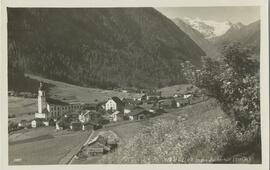 Neustift mit Blick auf den Gletscher