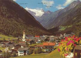 Neustift mit Blick zum Gletscher