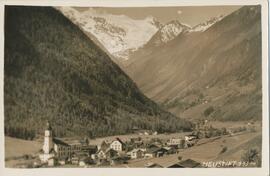 Neustift mit Blick auf den Gletscher