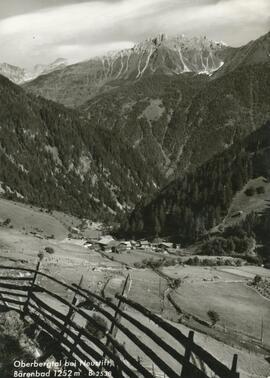 Blick aufs Oberbergtal mit Gasthof Bärenbad (1252m)