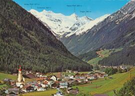 Neustift mit Gletscherblick